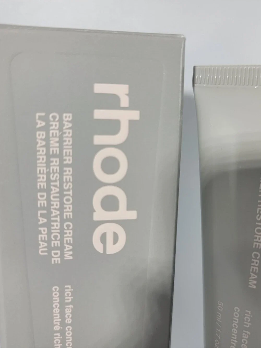 Rhode Barrier Restore Cream 50ML , 1.7 Oz New In Box Sealed Italy Hailey Bieber